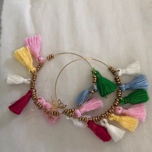 tassel earrings NWOT!!